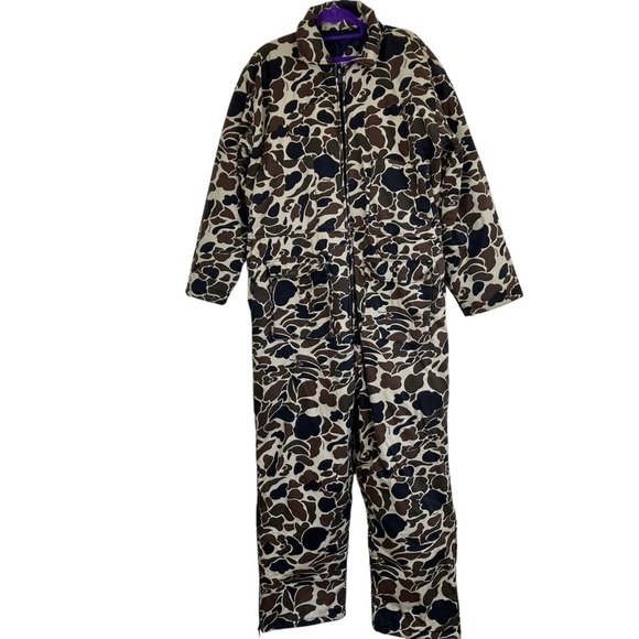 Northwest Territory Conceal Camo Insulated Hunting Fishing Hooded Coveralls XXL - Picture 1 of 16